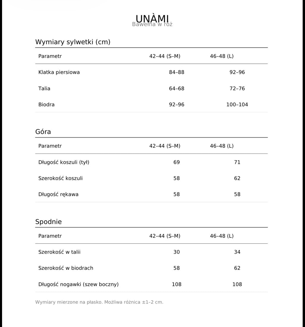 UNÀMI | Bawełniana różowa piżama w klasyczne paski