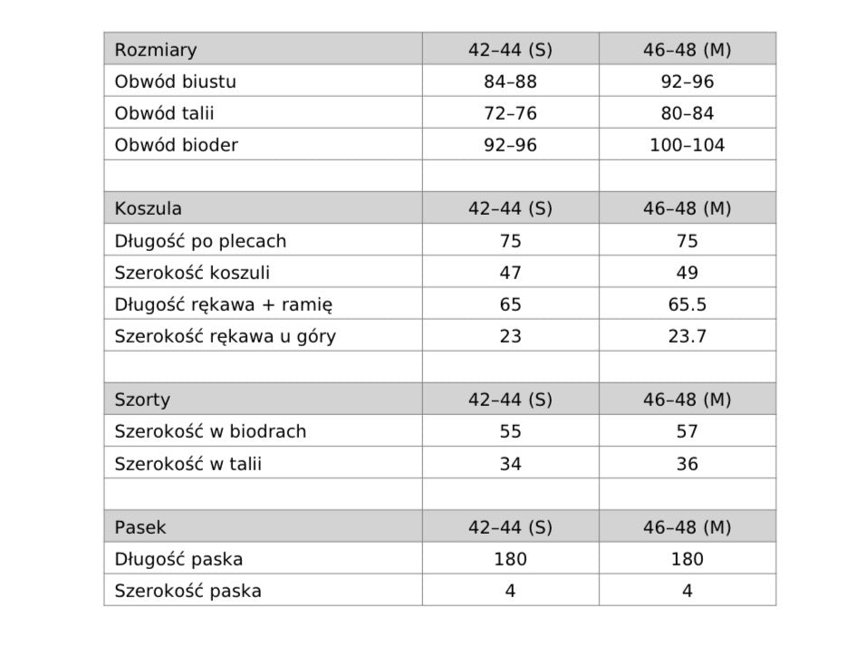 UNÀMI Muślinowe kimono z szortami „śnieżka”